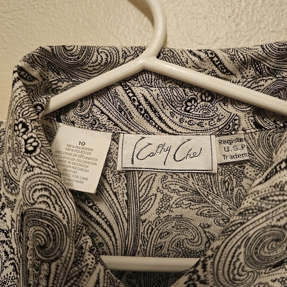 Vintage Kathy Che Button Up Blouse - Picture 6 of 7